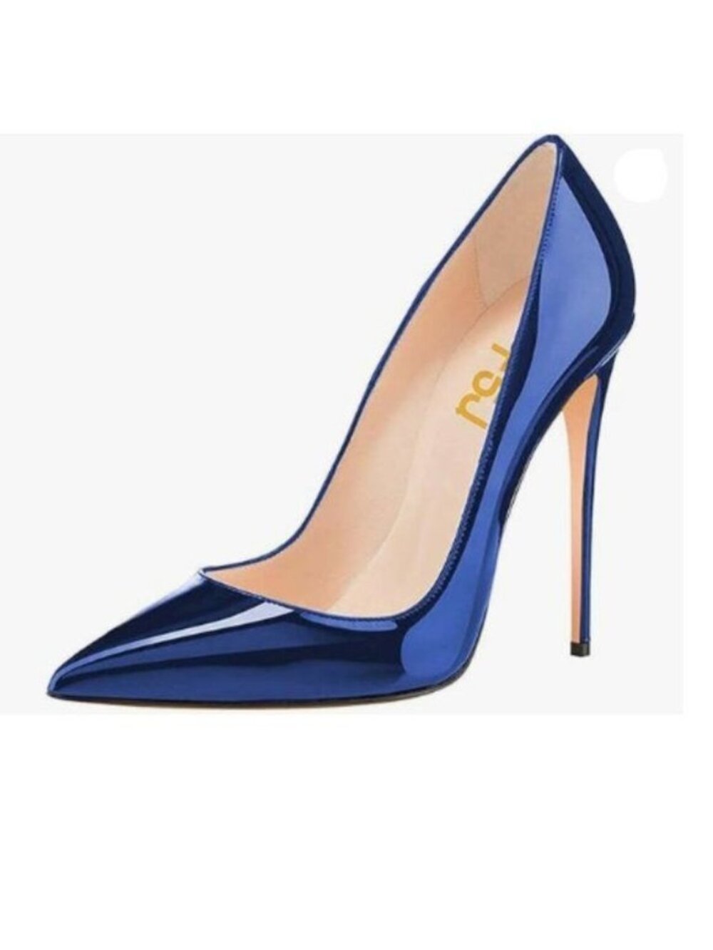FSJ Royalblue Pointed Toe Pumps High Heel Sexy Stilettos Slip On Office Shoes